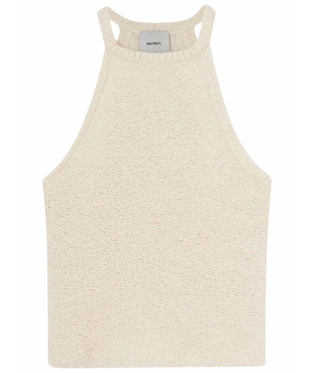 HALFBOY Бежевая майка, фото 1