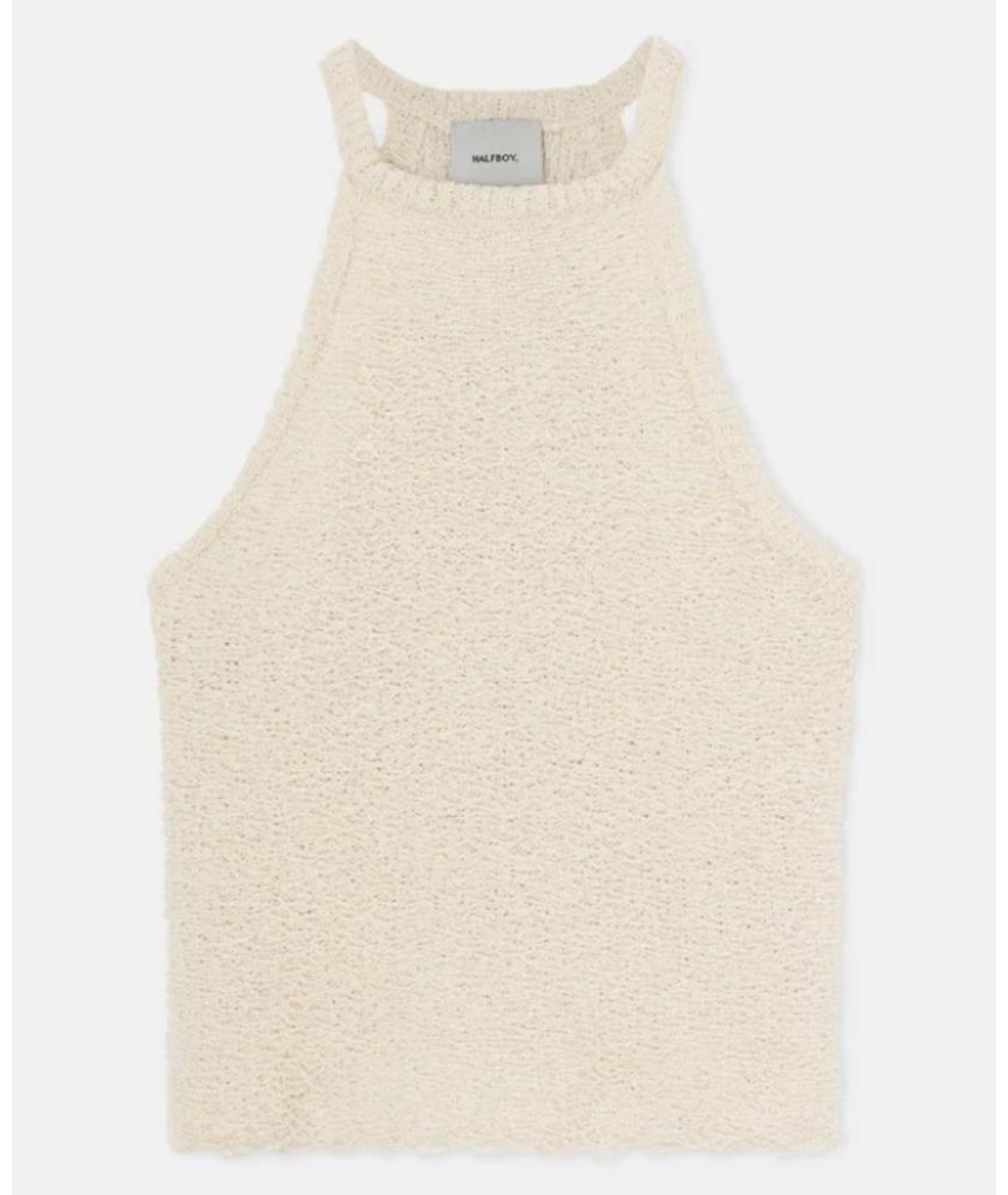 HALFBOY Бежевая майка, фото 9