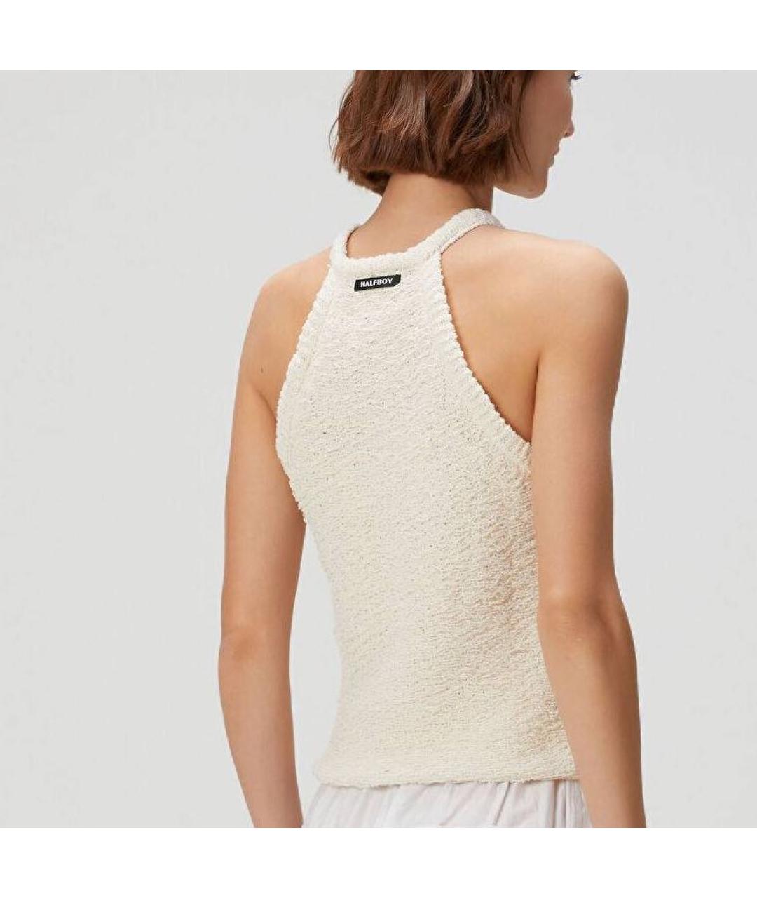 HALFBOY Бежевая майка, фото 2