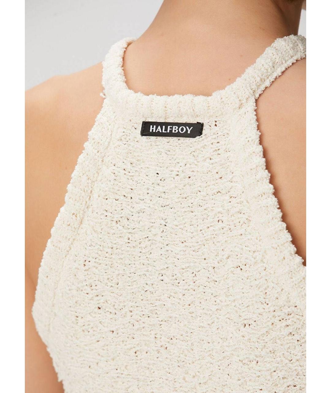 HALFBOY Бежевая майка, фото 3