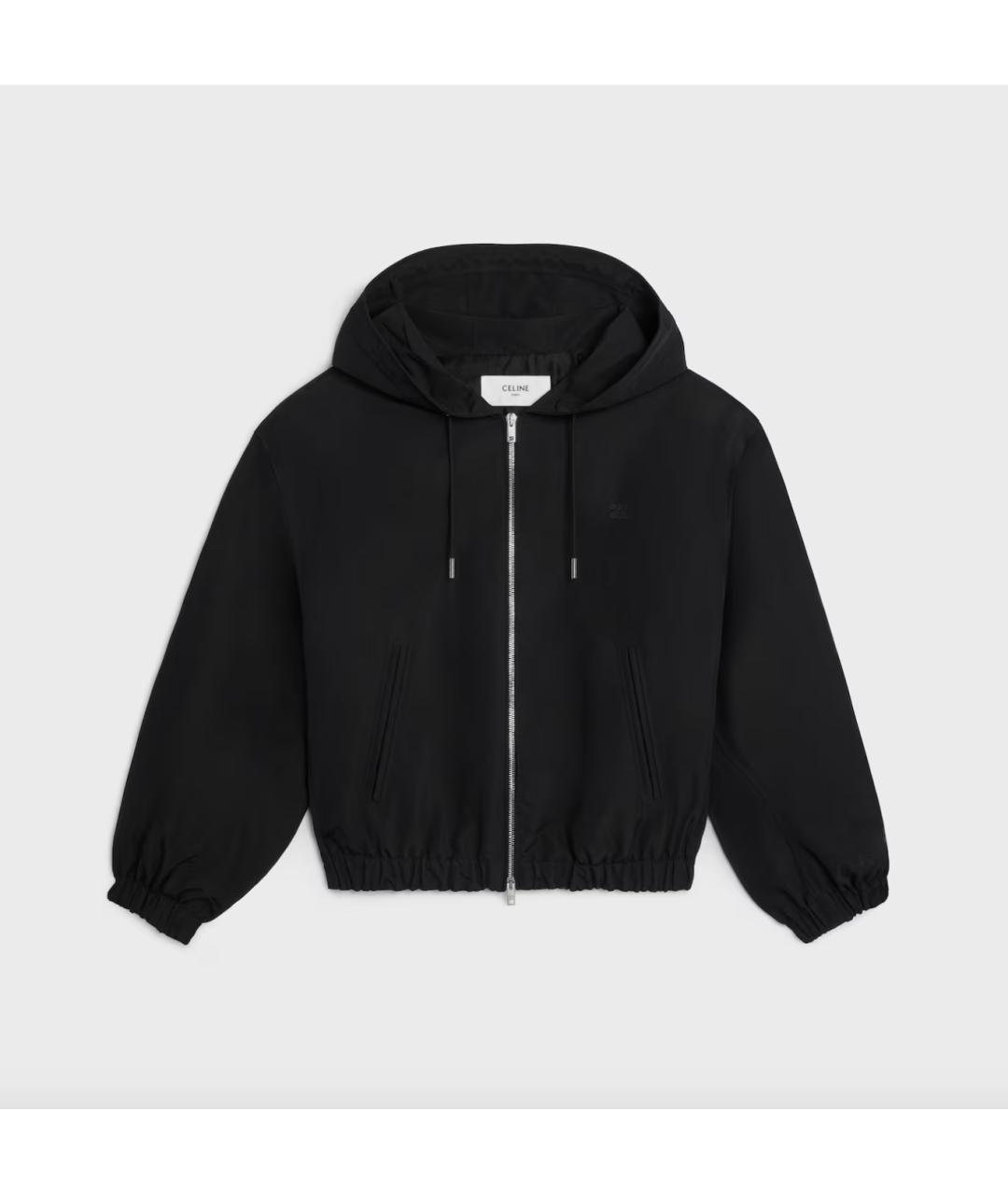 CELINE Черная хлопковая куртка, фото 5
