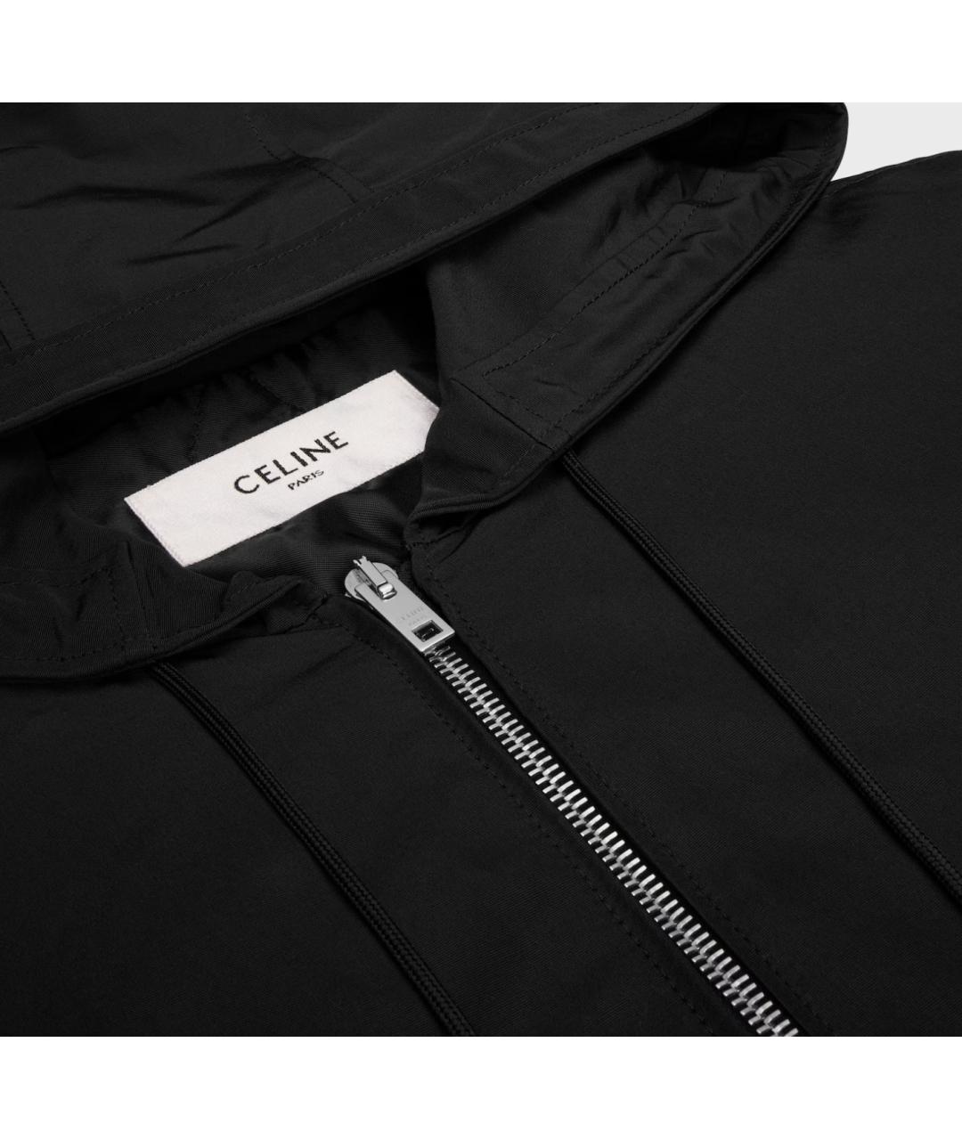 CELINE Черная хлопковая куртка, фото 3