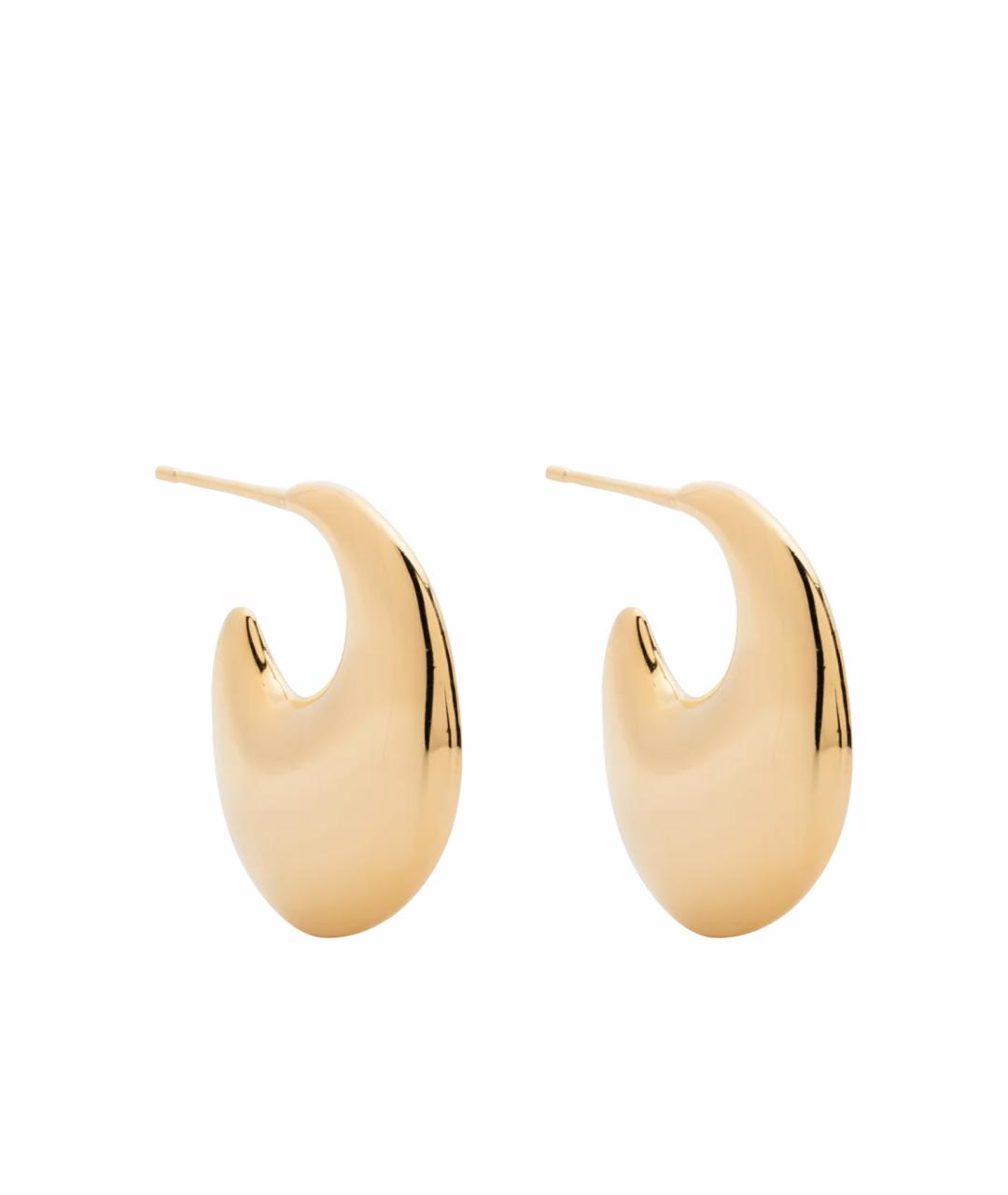 SAINT LAURENT Золотые серьги, фото 1