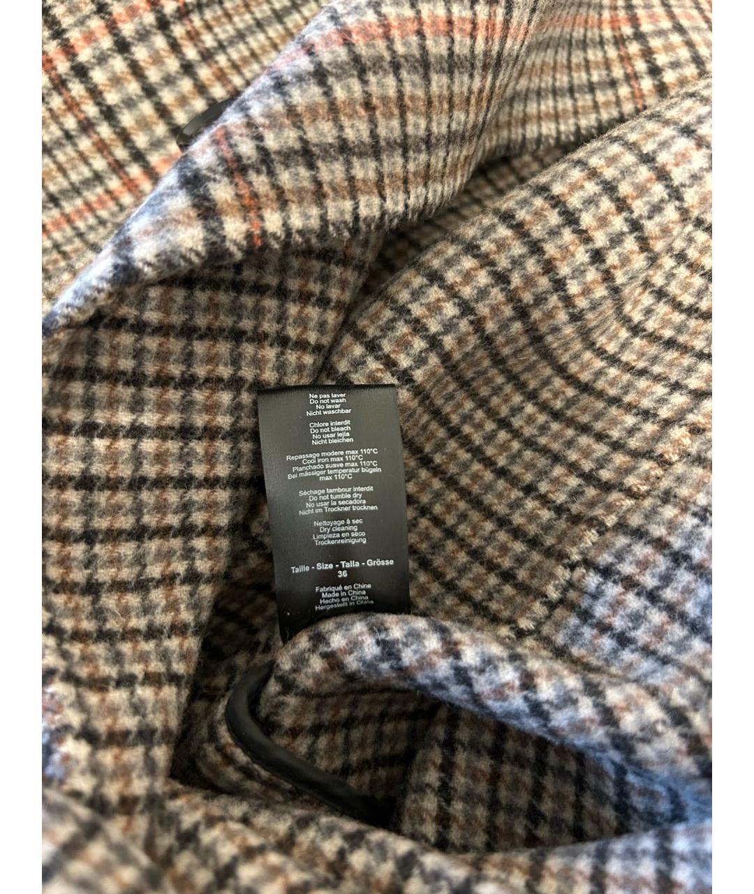 Tara Jarmon Мульти шерстяное пальто, фото 4