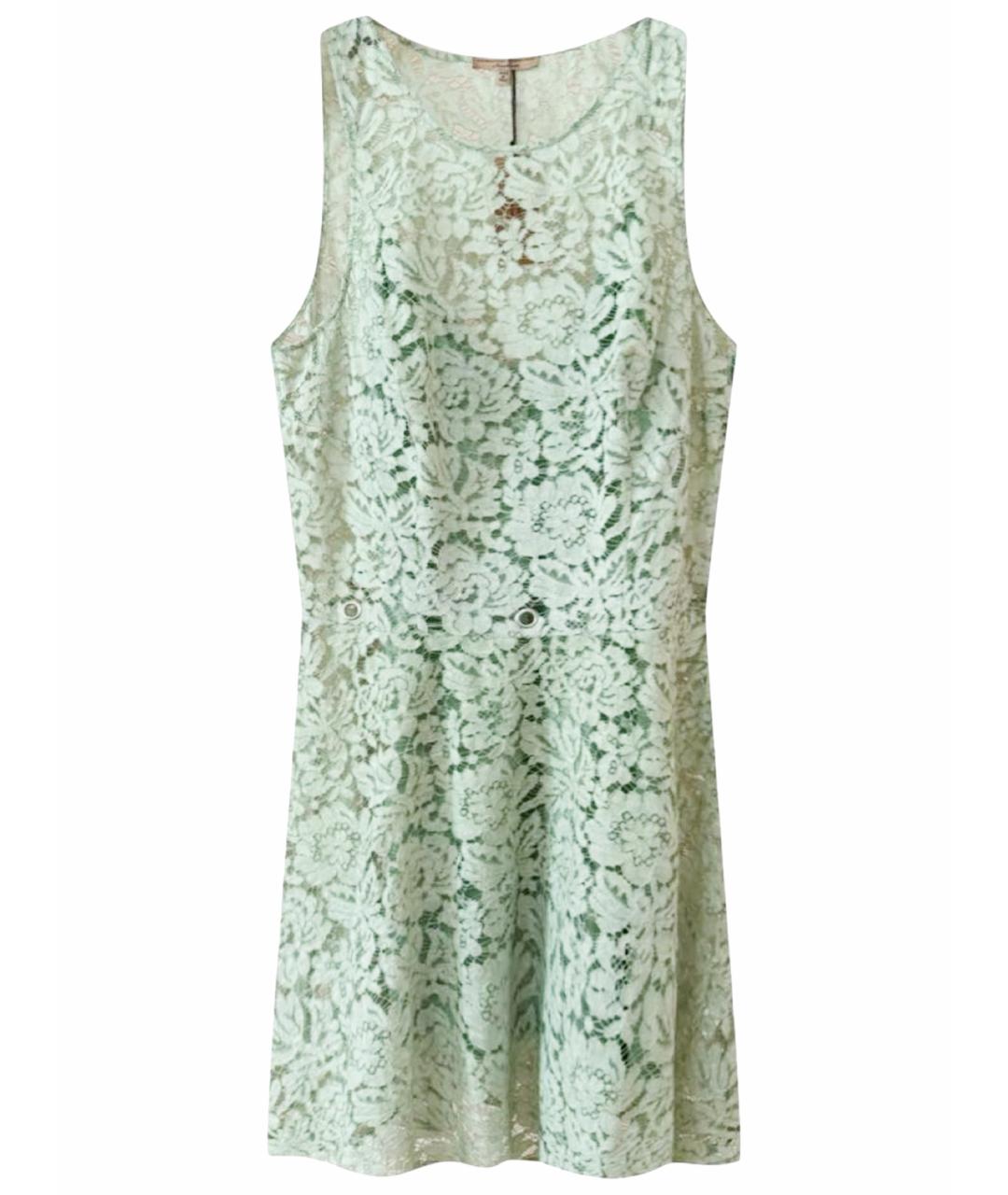 ERMANNO SCERVINO Зеленые хлопковое повседневное платье, фото 1