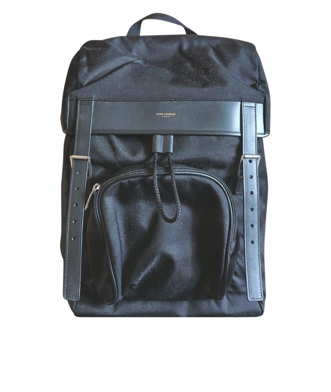 SAINT LAURENT Черный рюкзак, фото 1