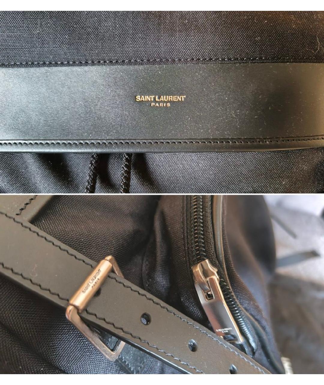 SAINT LAURENT Черный рюкзак, фото 3