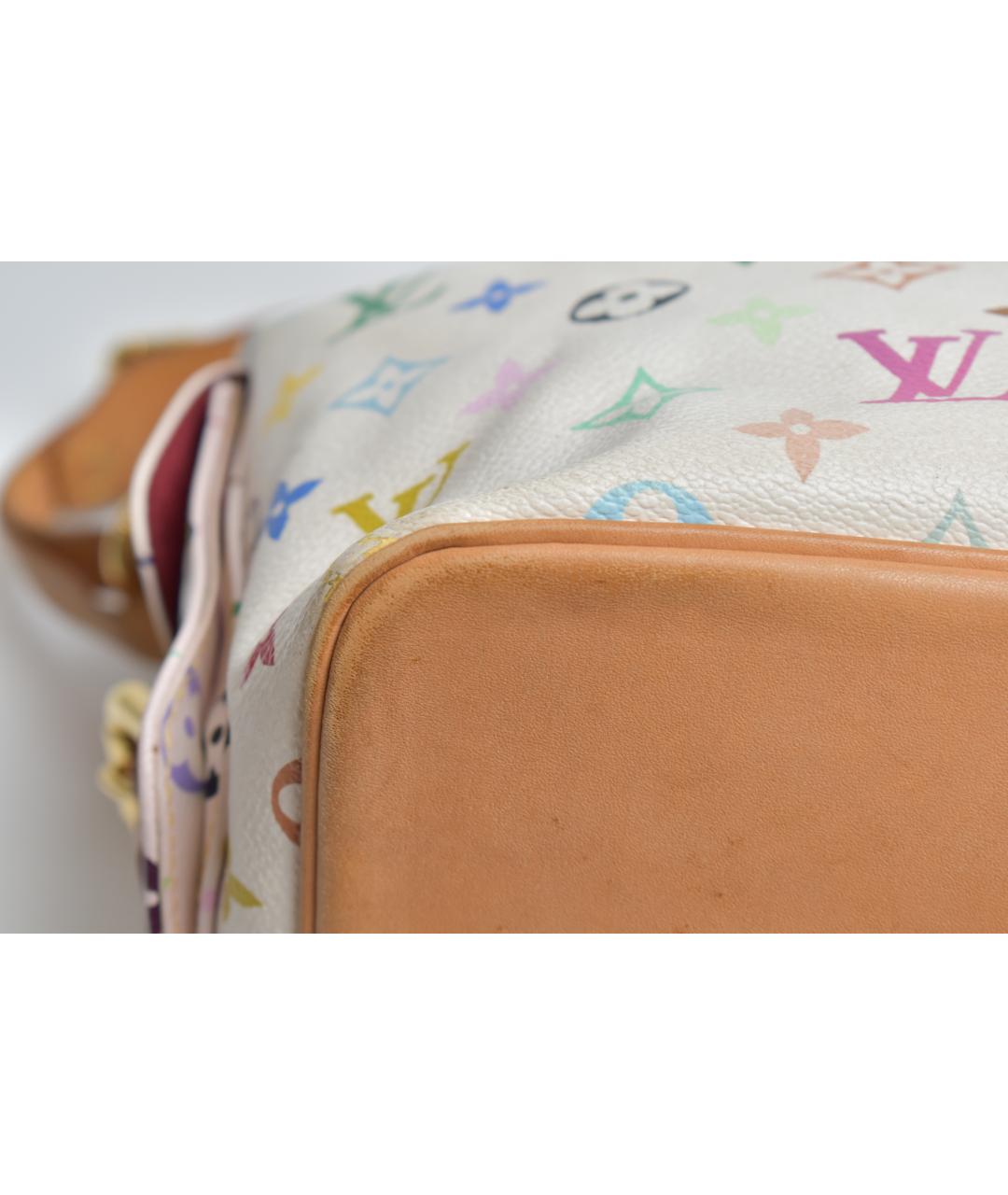 LOUIS VUITTON Белая сумка через плечо, фото 6