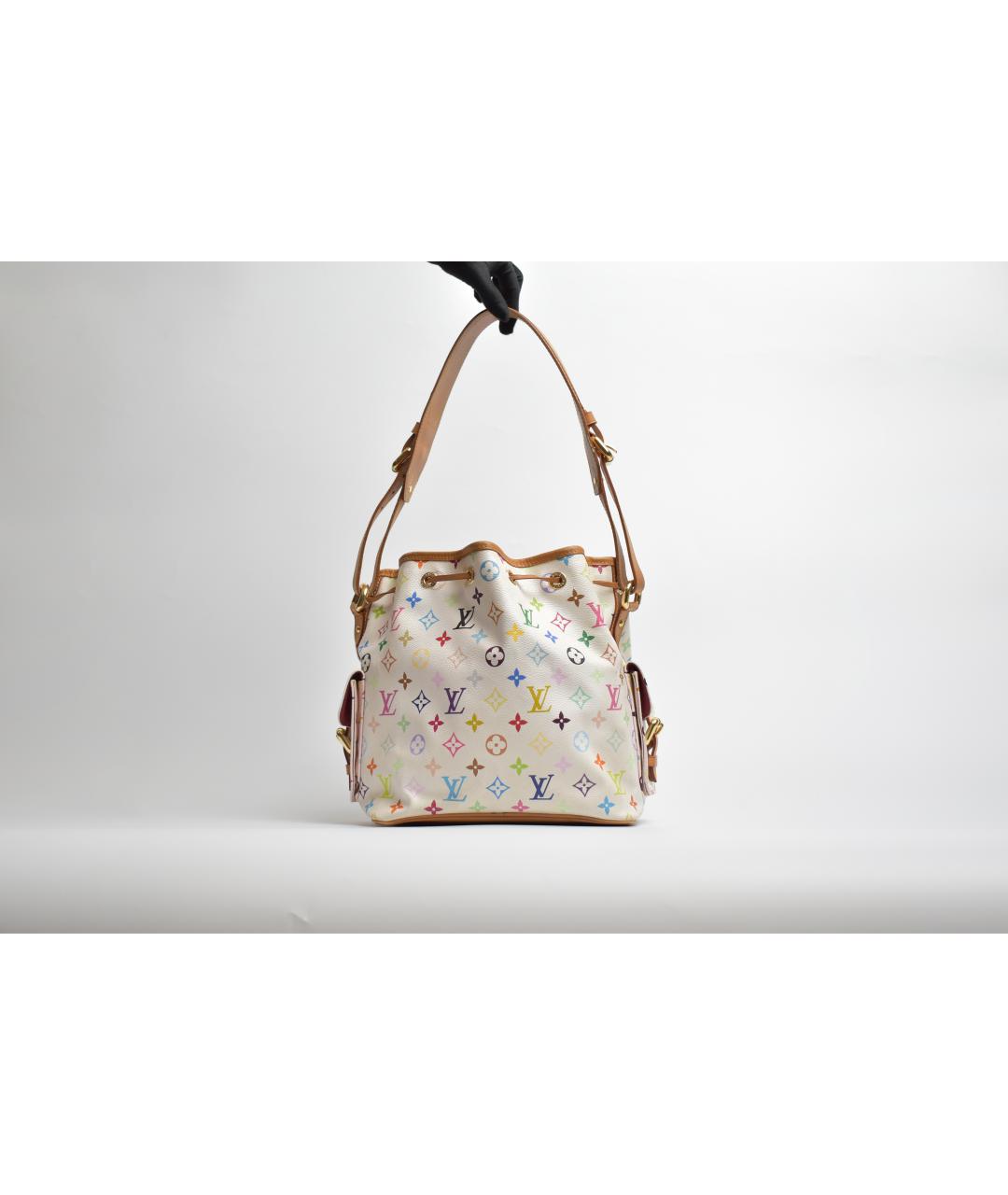 LOUIS VUITTON Белая сумка через плечо, фото 3