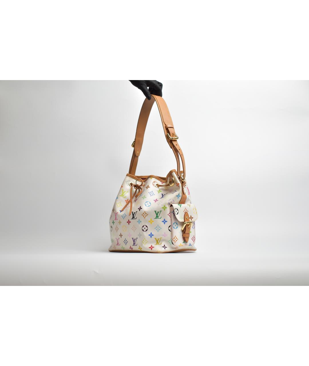 LOUIS VUITTON Белая сумка через плечо, фото 2