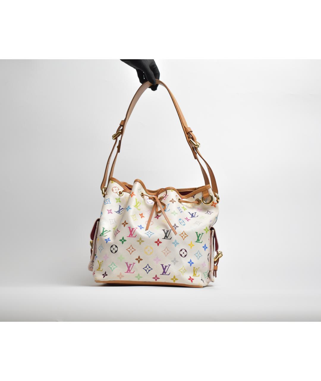 LOUIS VUITTON Белая сумка через плечо, фото 10