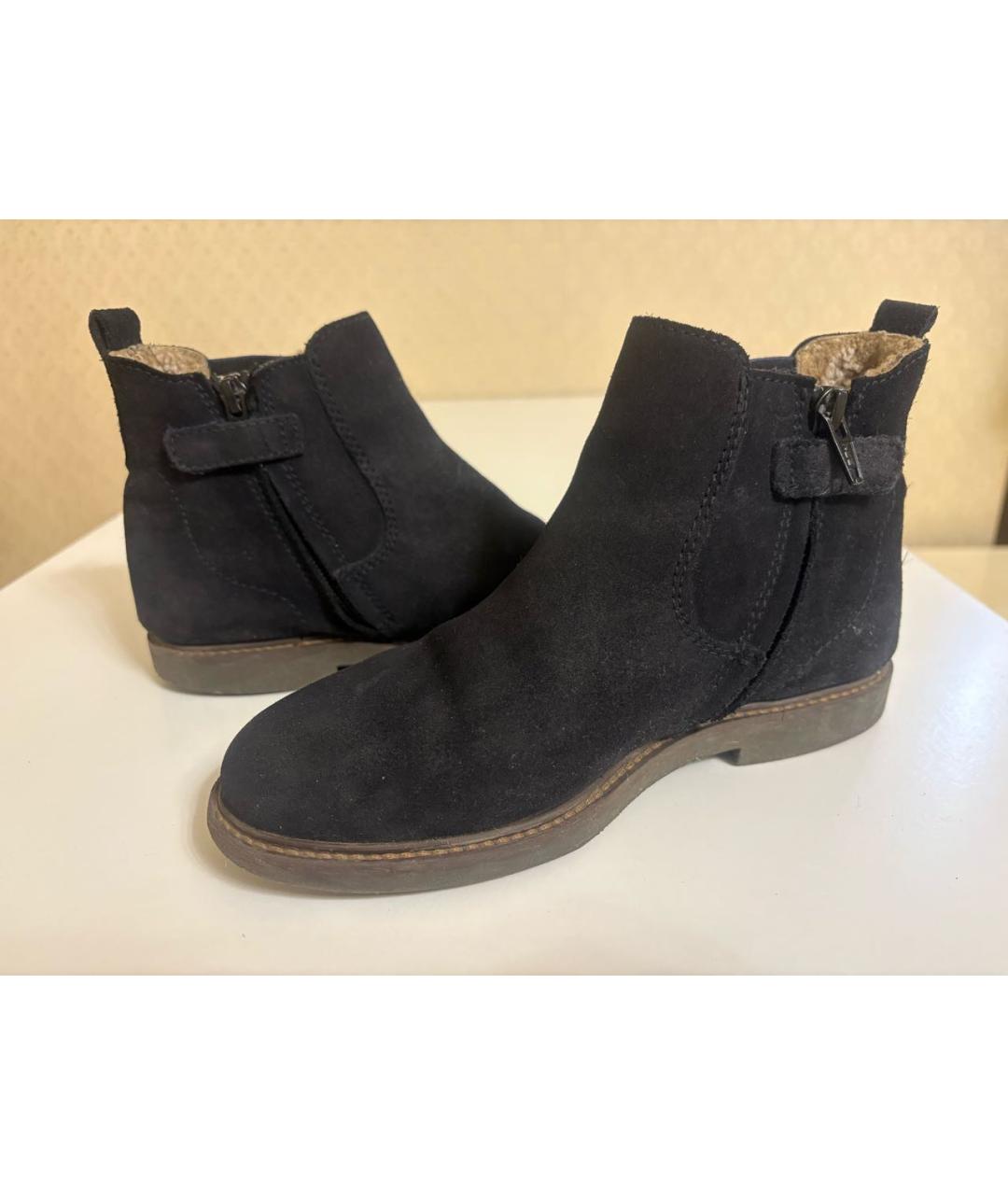 Enfants Riches Déprimés Темно-синие замшевые ботинки, фото 5