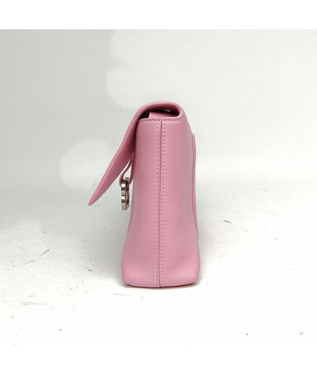 BALENCIAGA Розовая кожаная сумка через плечо, фото 3