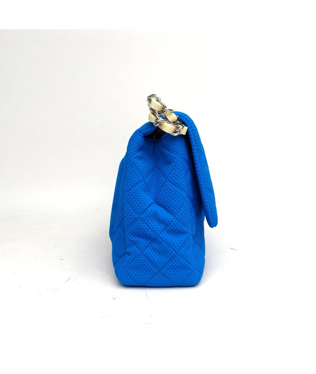 CHANEL Синяя сумка через плечо, фото 4