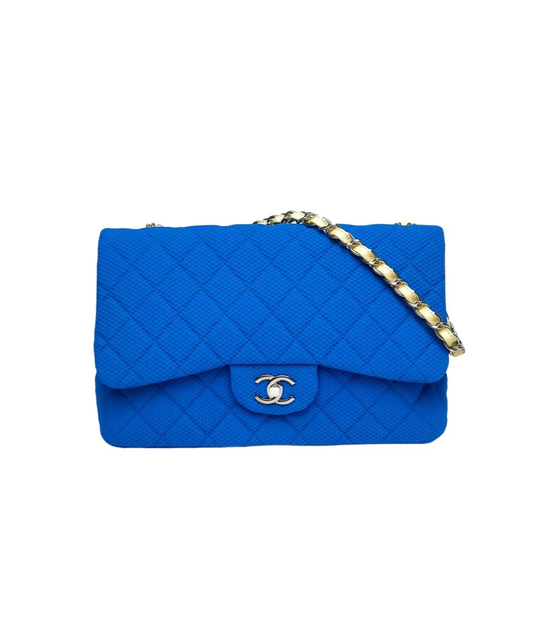 CHANEL Синяя сумка через плечо, фото 8