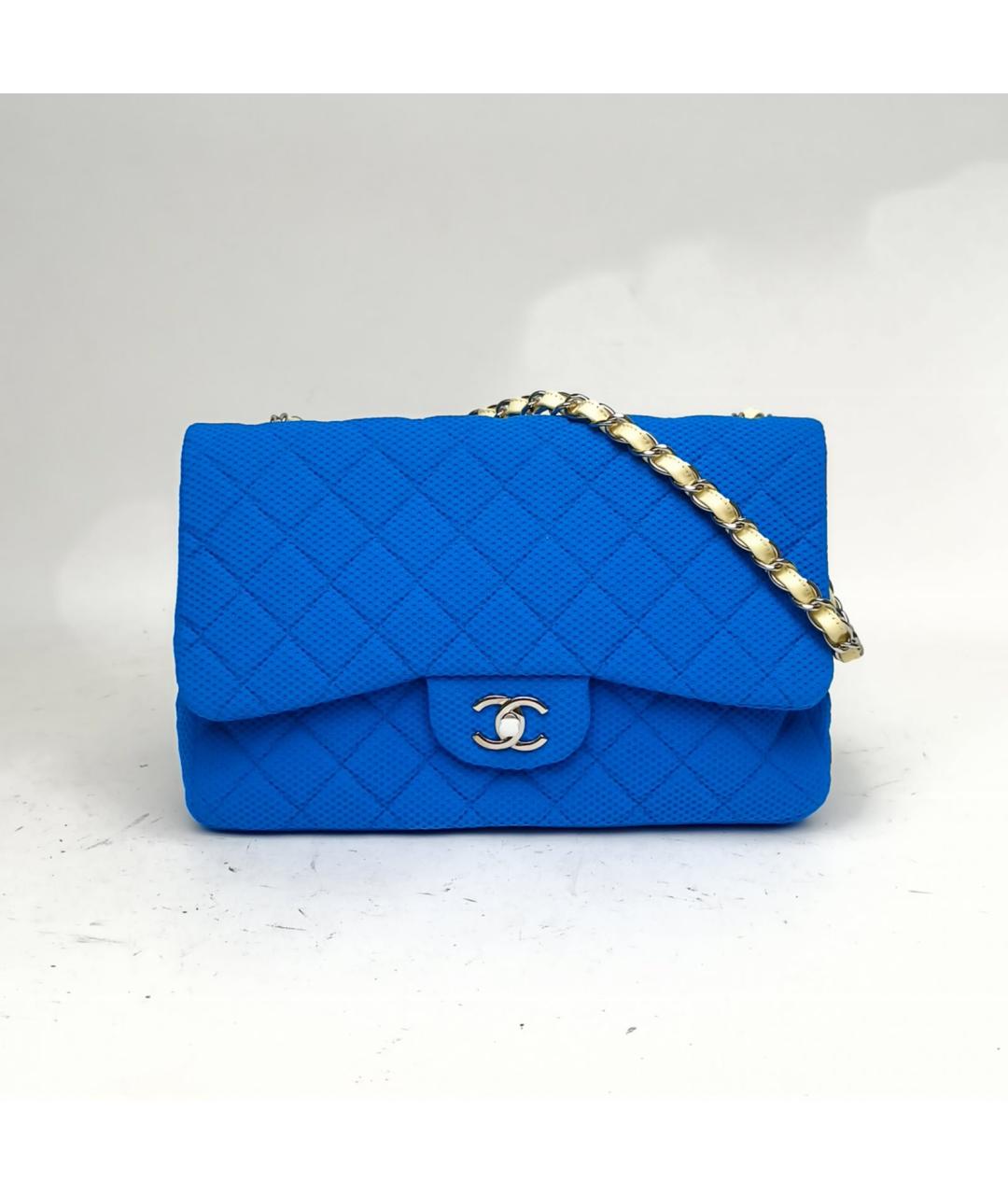 CHANEL Синяя сумка через плечо, фото 2