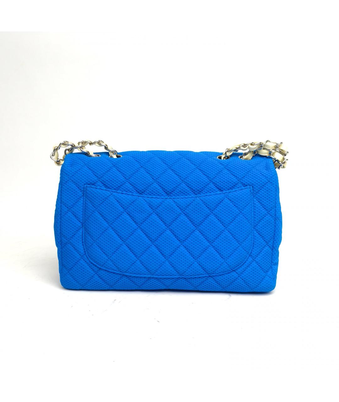 CHANEL Синяя сумка через плечо, фото 3