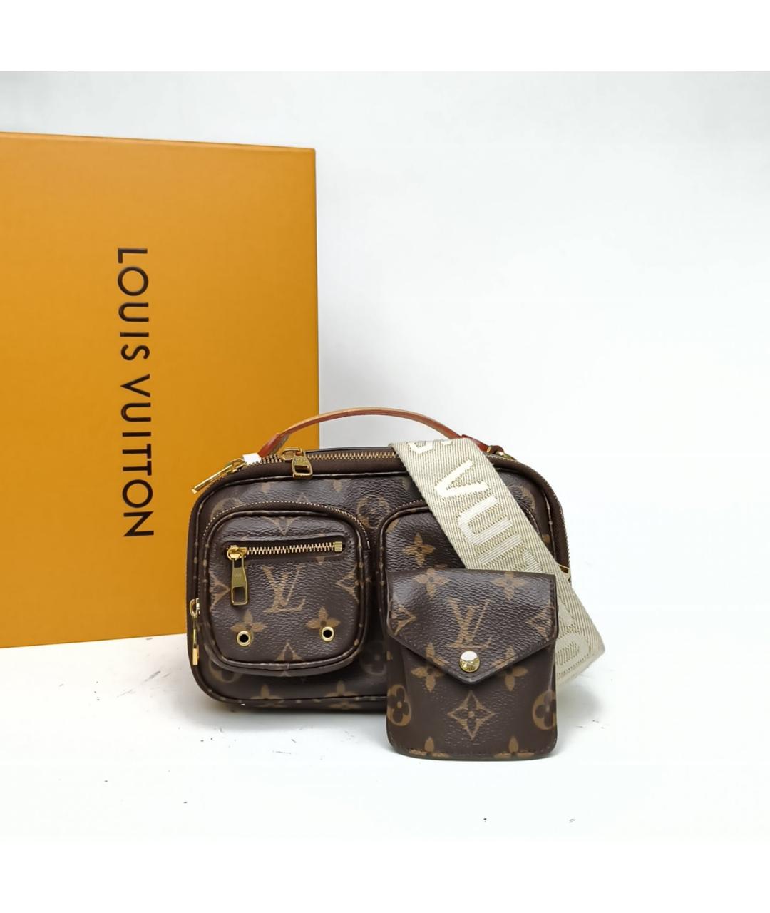 LOUIS VUITTON Коричневая сумка через плечо, фото 6