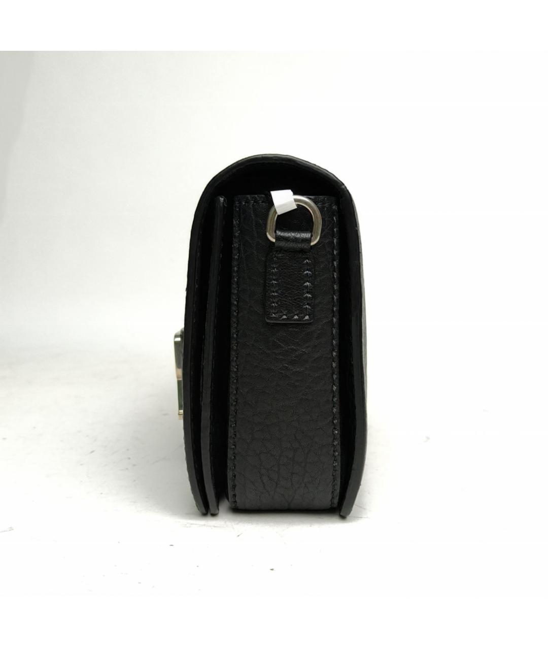 CHRISTIAN DIOR Черная кожаная сумка через плечо, фото 7