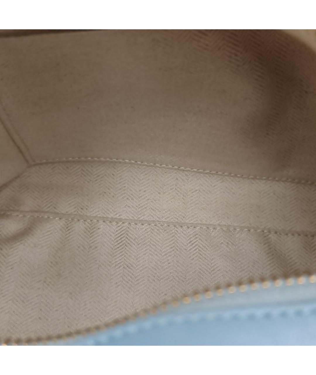 LOEWE Голубая кожаная сумка через плечо, фото 7