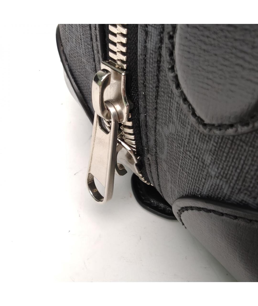 GUCCI Черная сумка через плечо из искусственной кожи, фото 7