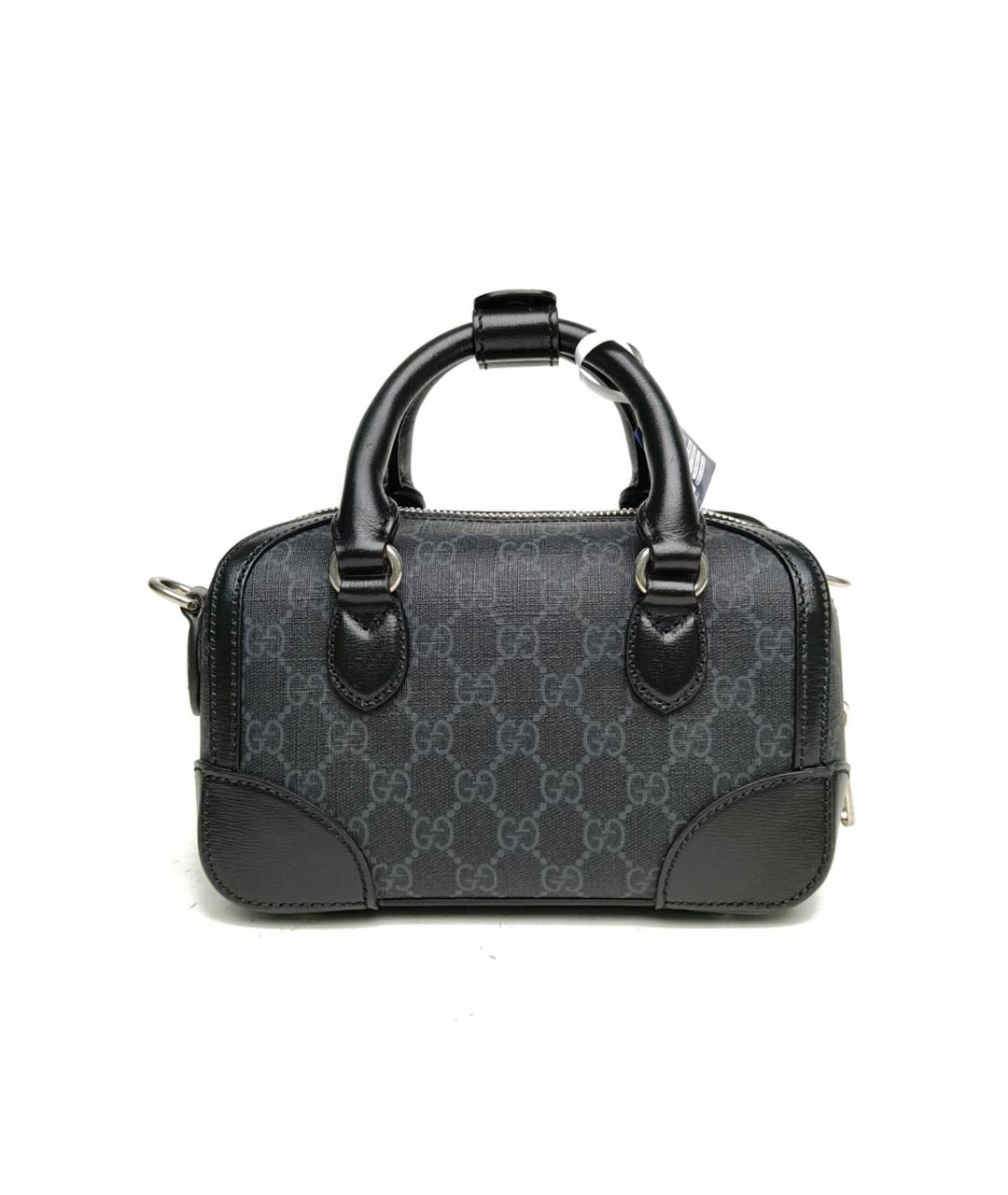 GUCCI Черная сумка через плечо из искусственной кожи, фото 4