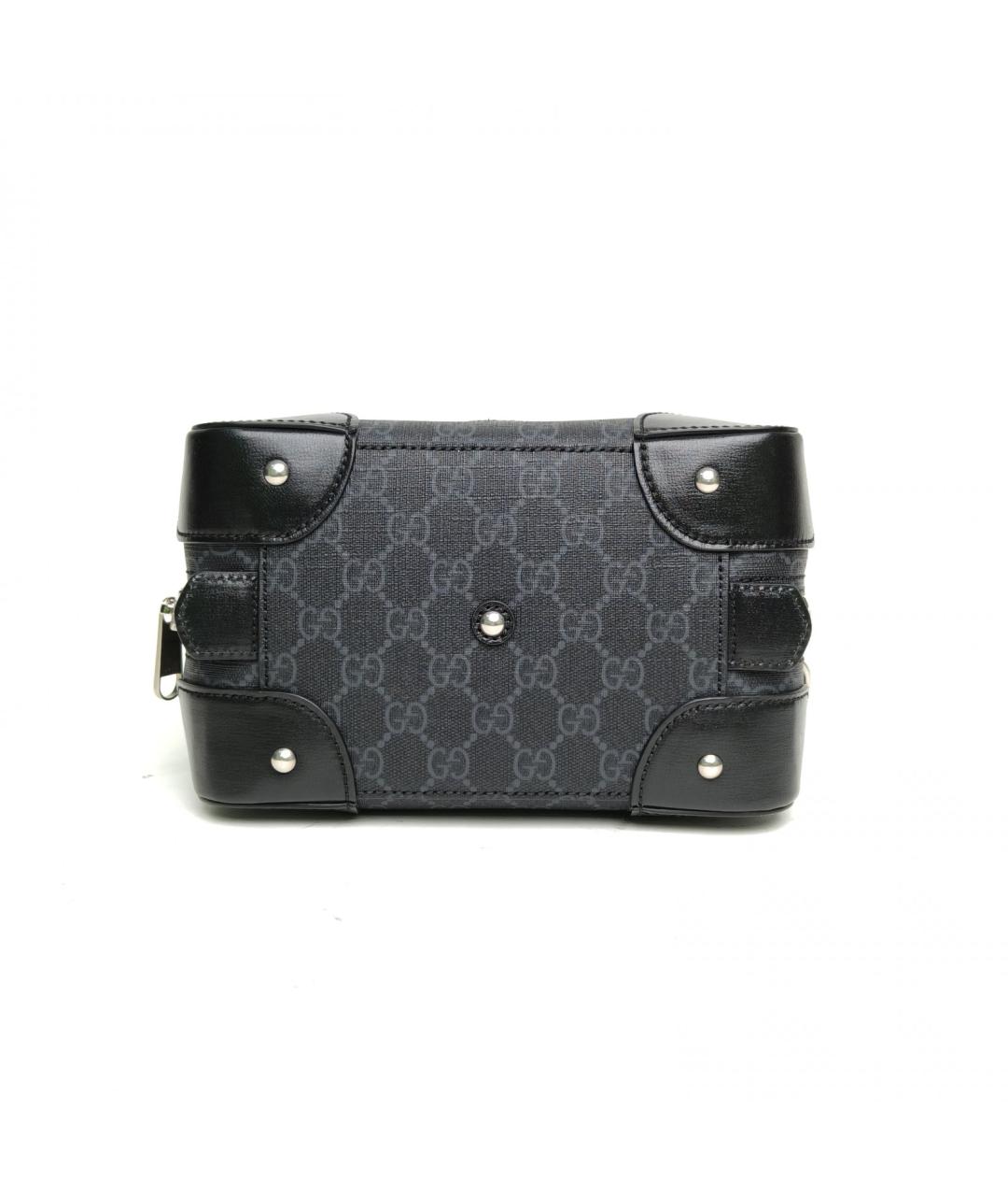 GUCCI Черная сумка через плечо из искусственной кожи, фото 6