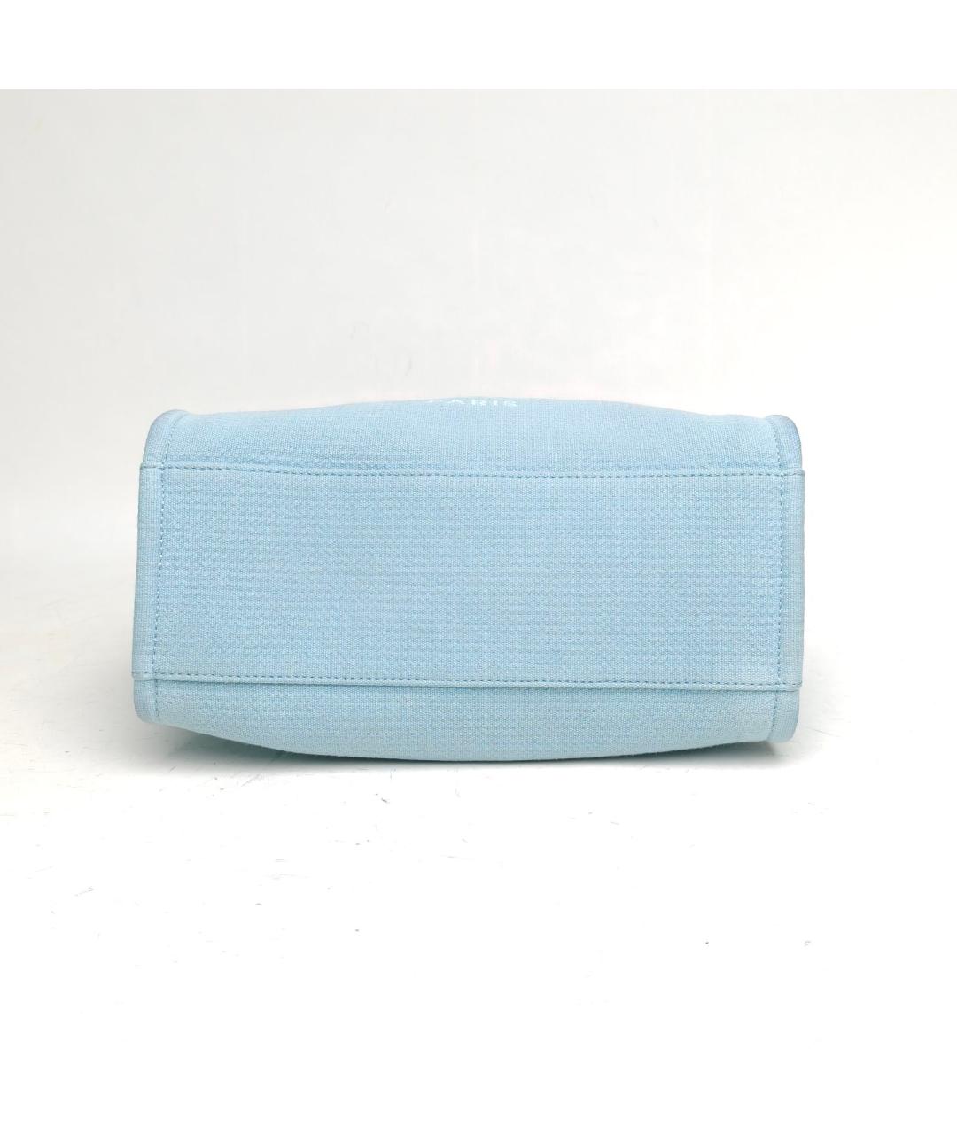 CHANEL Голубая сумка через плечо, фото 6