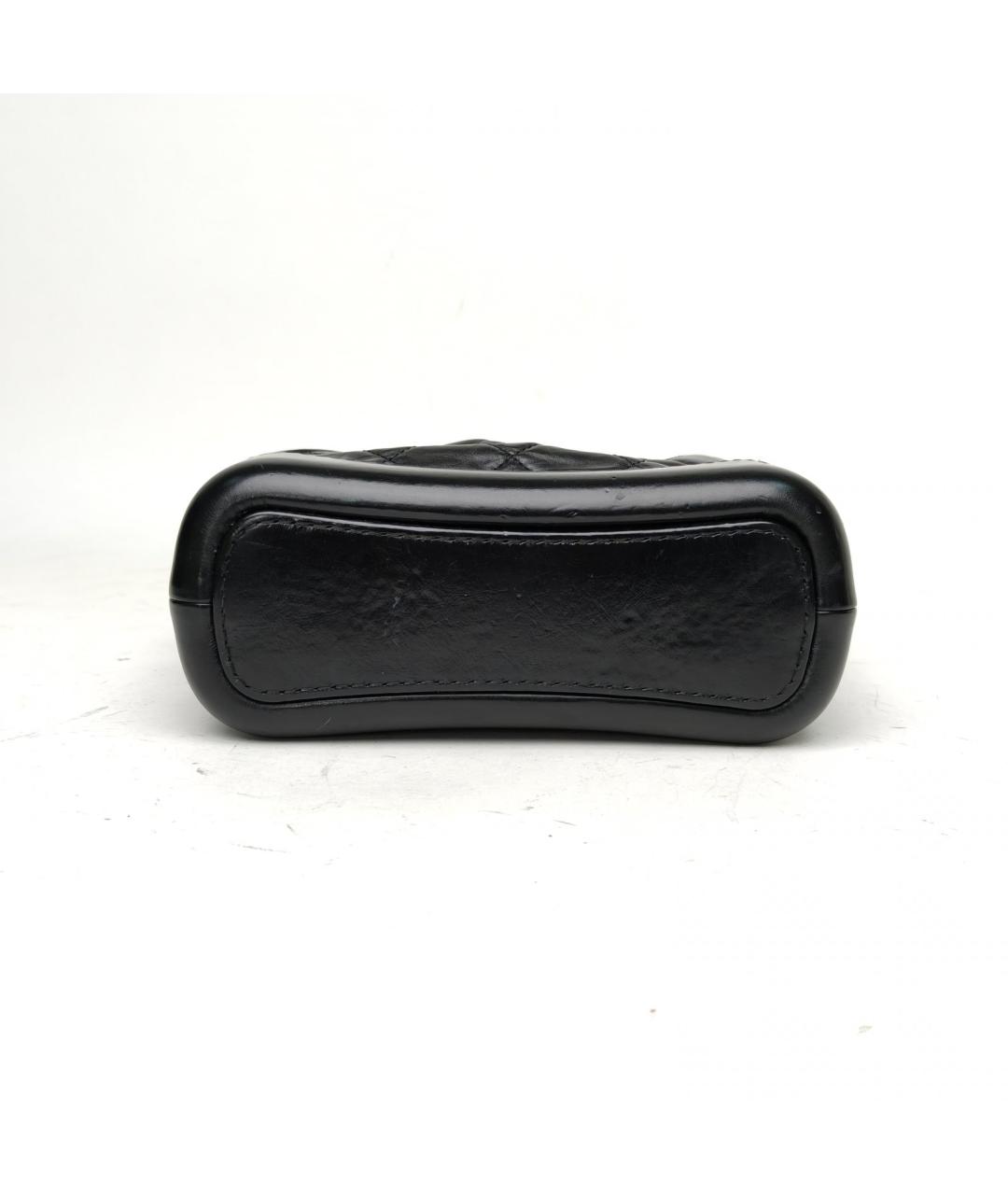 CHANEL Черная кожаная сумка через плечо, фото 5