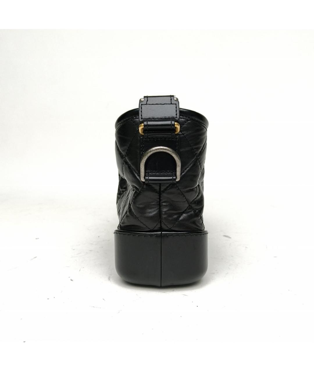 CHANEL Черная кожаная сумка через плечо, фото 2