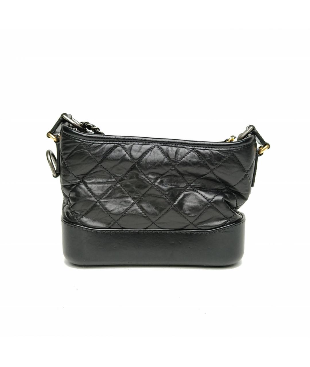CHANEL Черная кожаная сумка через плечо, фото 3