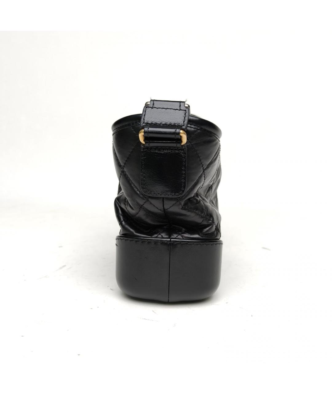 CHANEL Черная кожаная сумка через плечо, фото 4