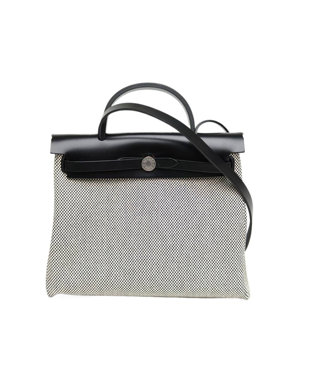 HERMES Черная тканевая сумка через плечо, фото 10