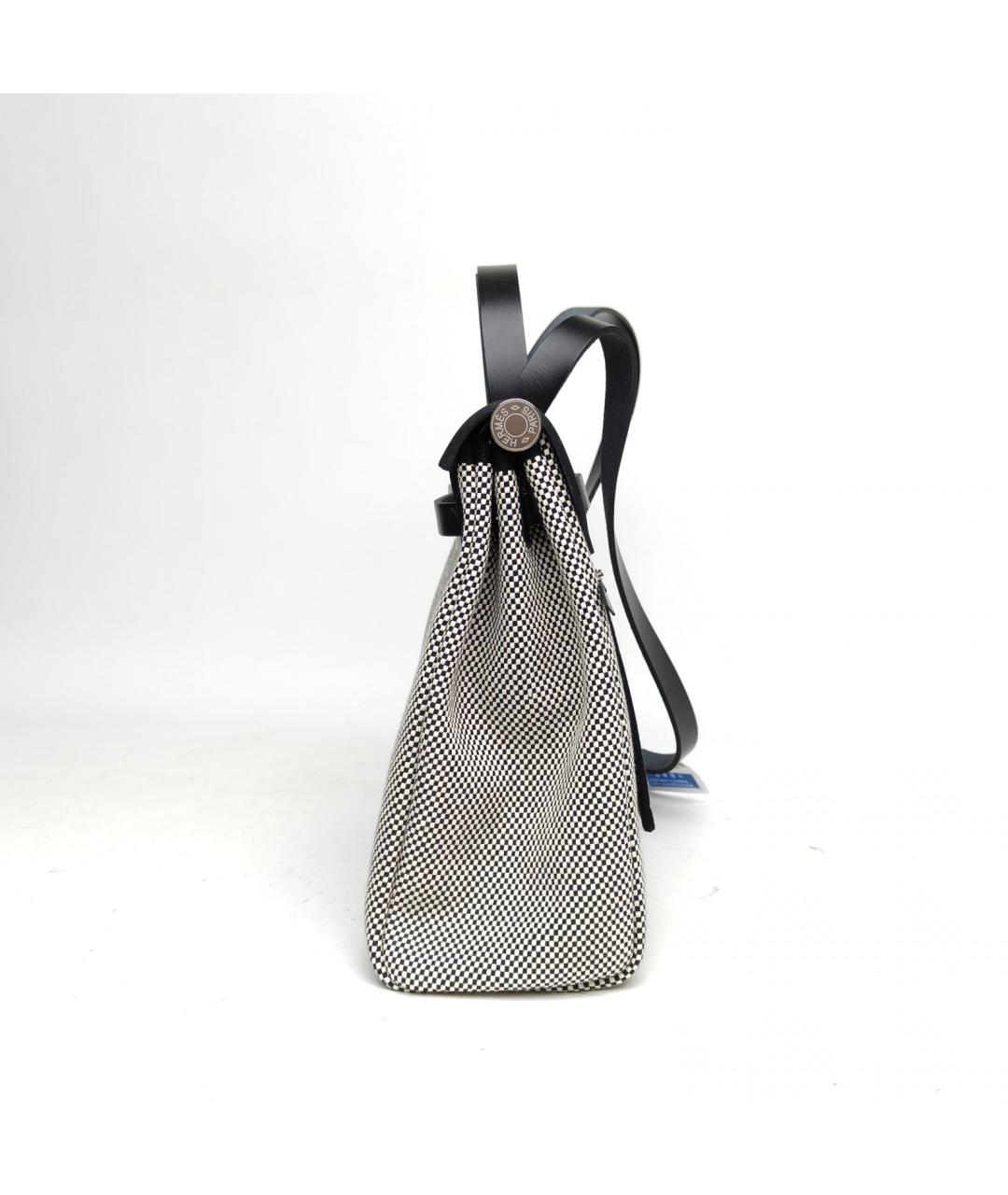 HERMES Черная тканевая сумка через плечо, фото 3