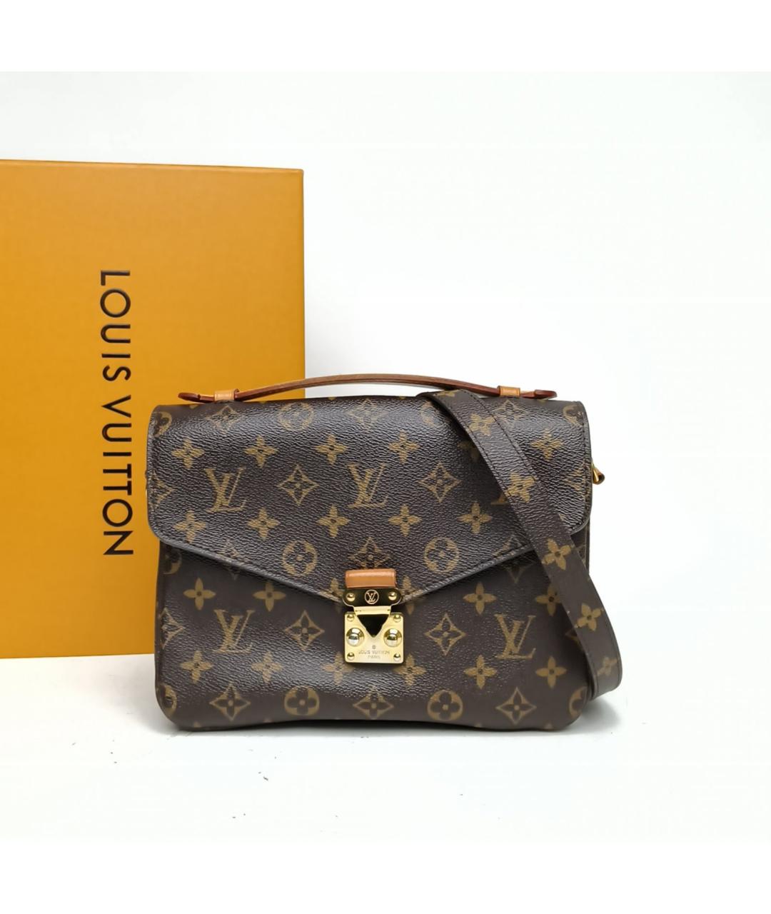 LOUIS VUITTON Коричневая сумка через плечо, фото 9