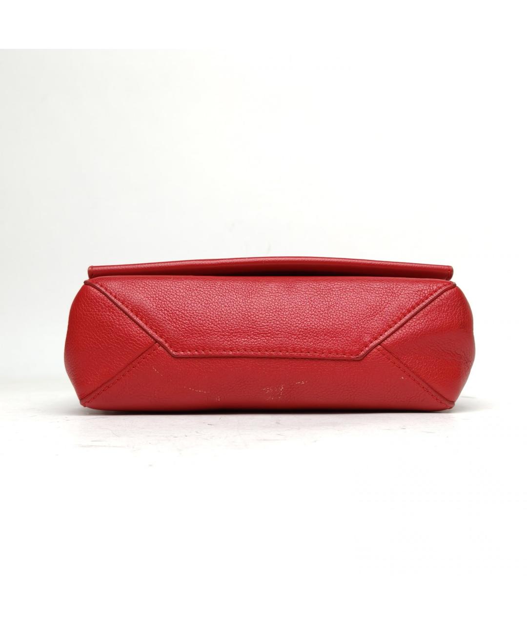 LOUIS VUITTON Красная кожаная сумка через плечо, фото 6