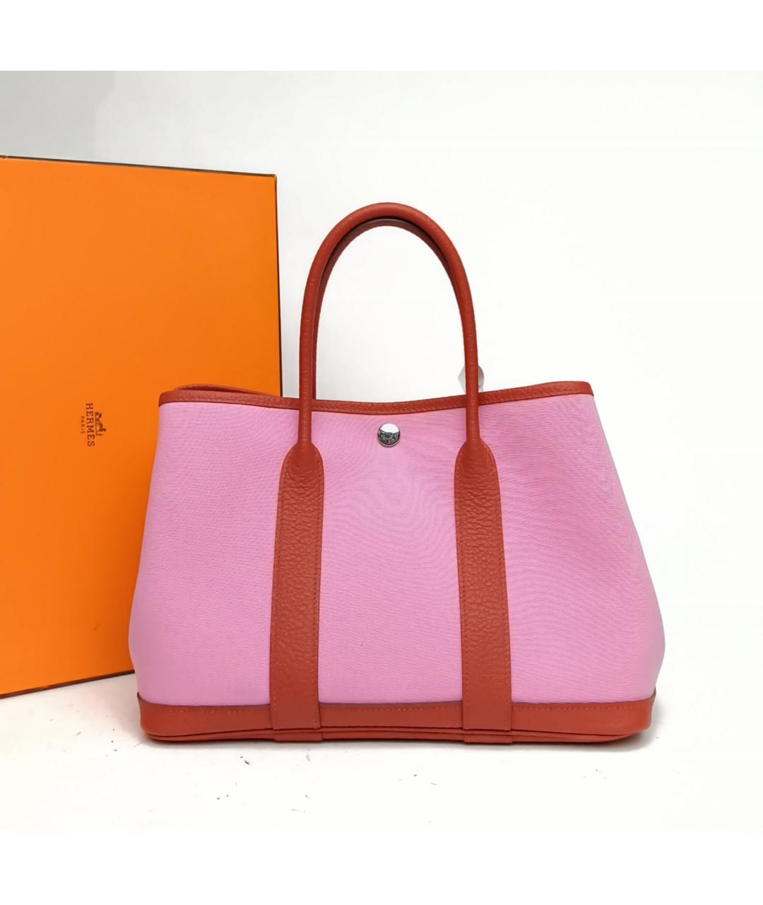 HERMES Розовая сумка через плечо, фото 9