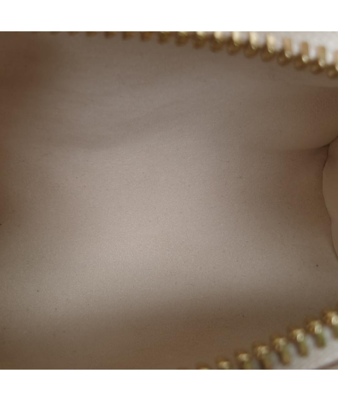 LOUIS VUITTON Белая кожаная сумка с короткими ручками, фото 5