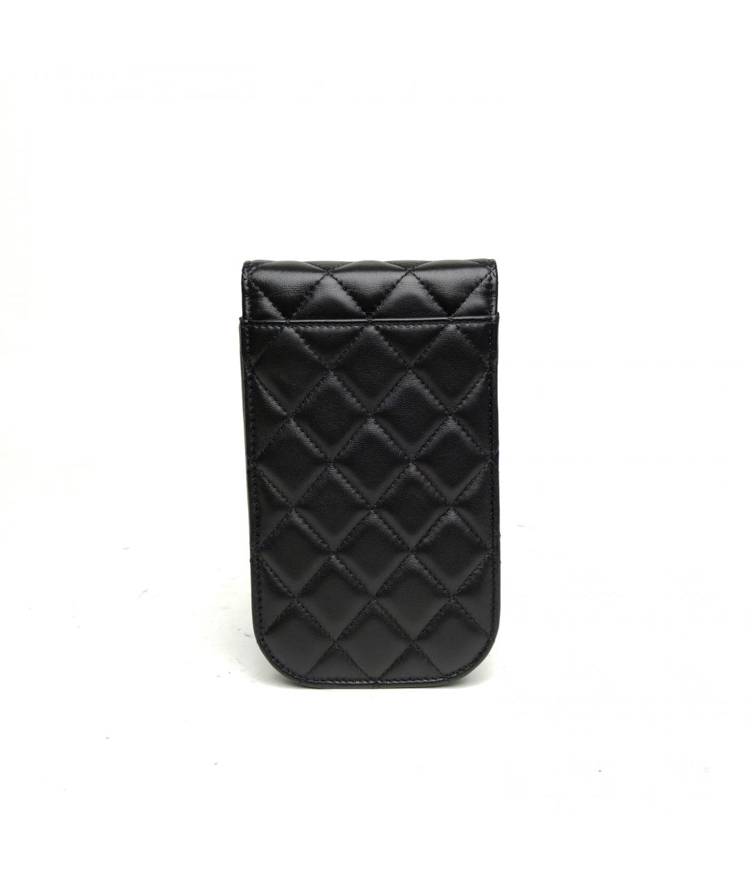 CHANEL Черная кожаная сумка через плечо, фото 4