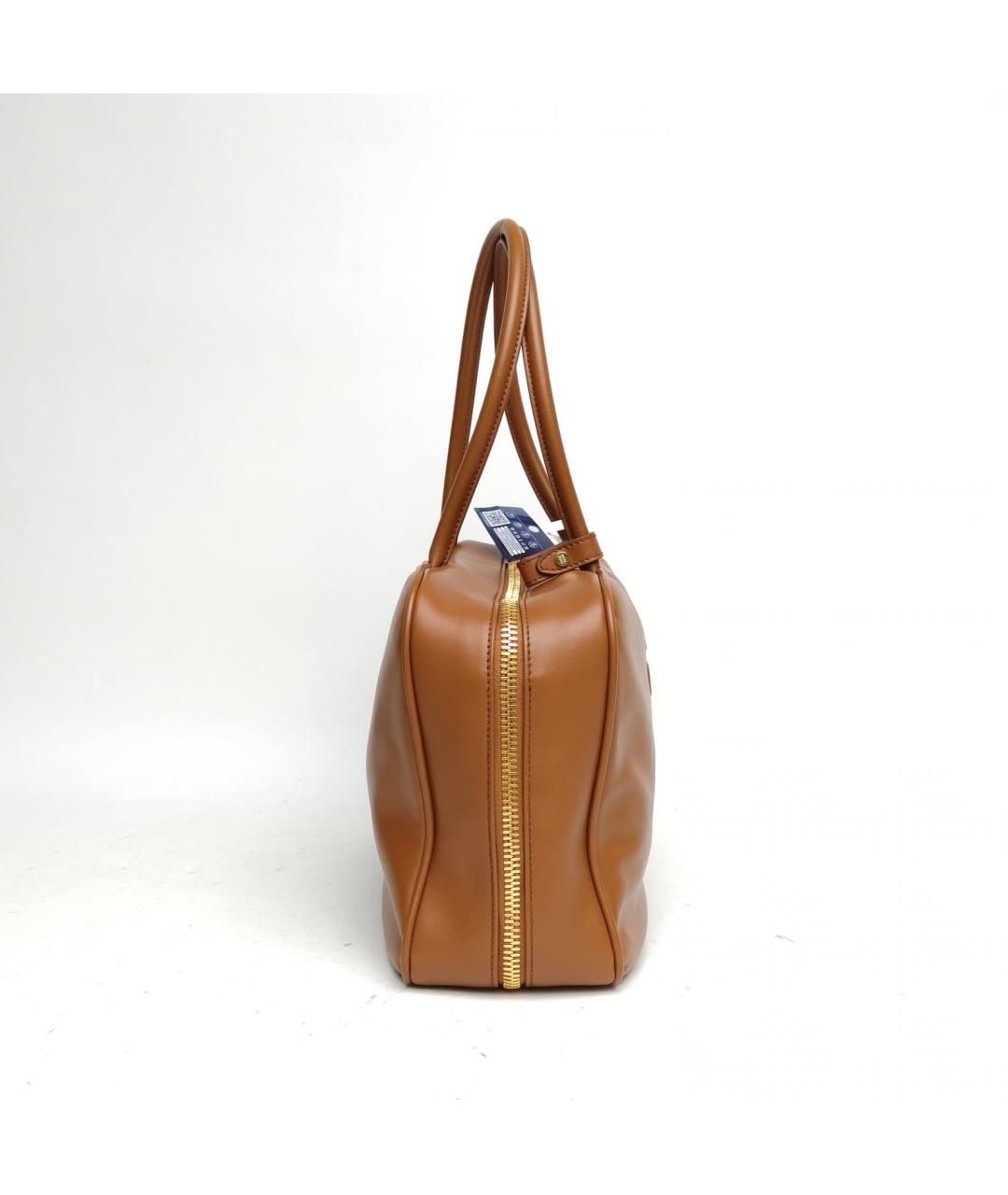 MIU MIU Коричневая кожаная сумка через плечо, фото 4