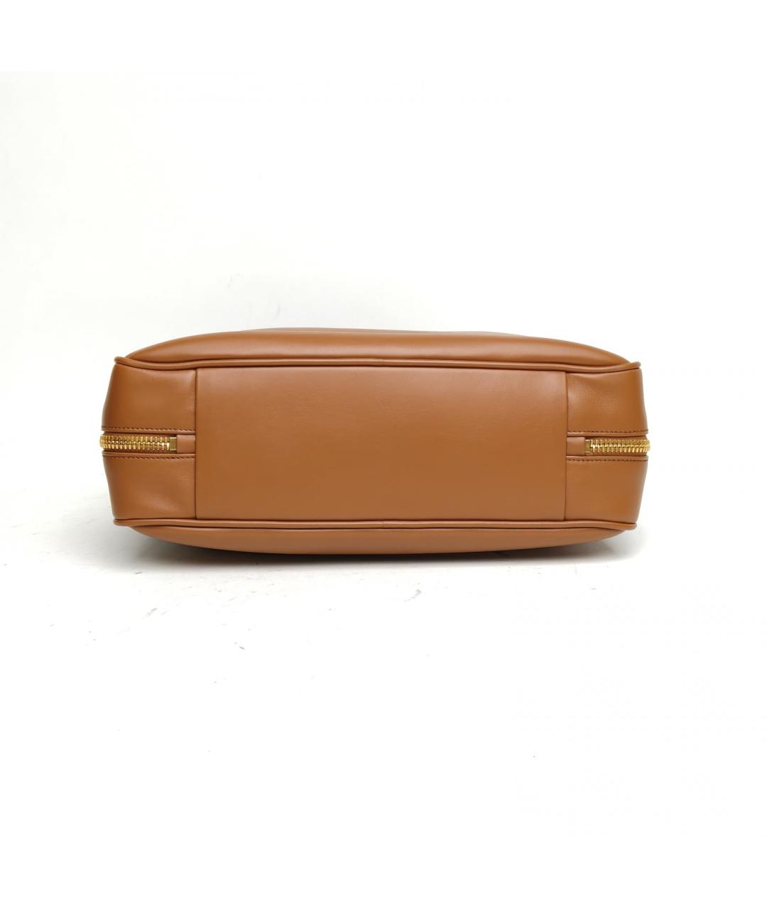 MIU MIU Коричневая кожаная сумка через плечо, фото 5