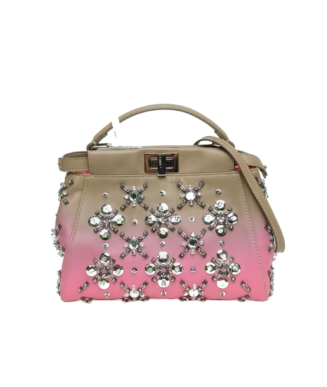 FENDI Мульти кожаная сумка с короткими ручками, фото 10