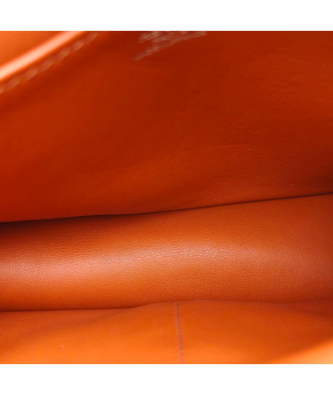 HERMES Коричневая кожаная сумка через плечо, фото 4