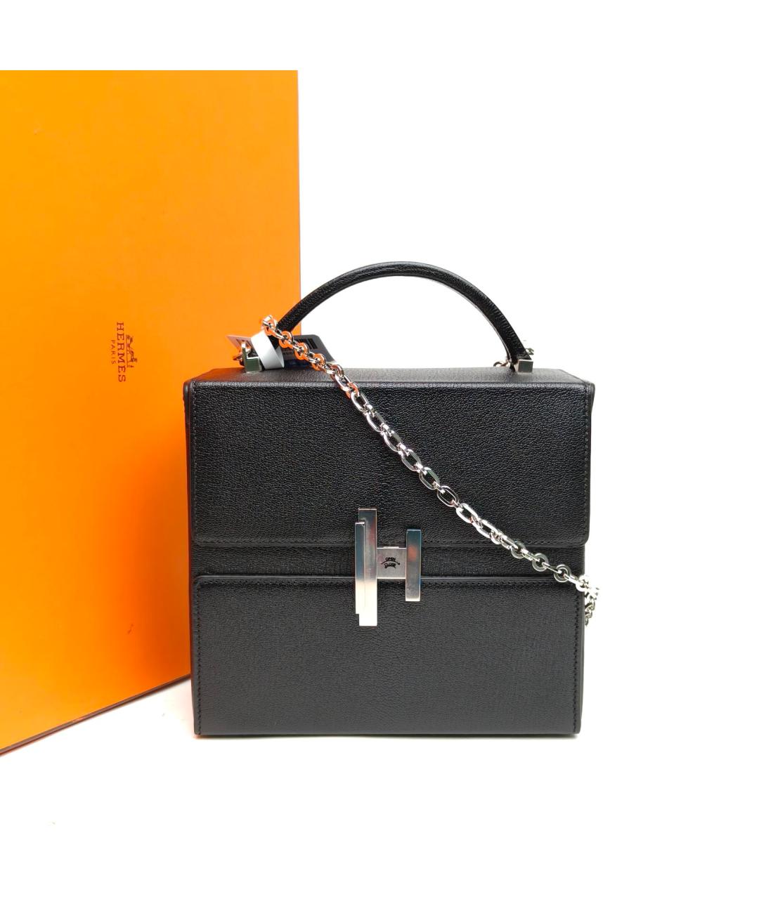 HERMES Черная сумка через плечо, фото 9