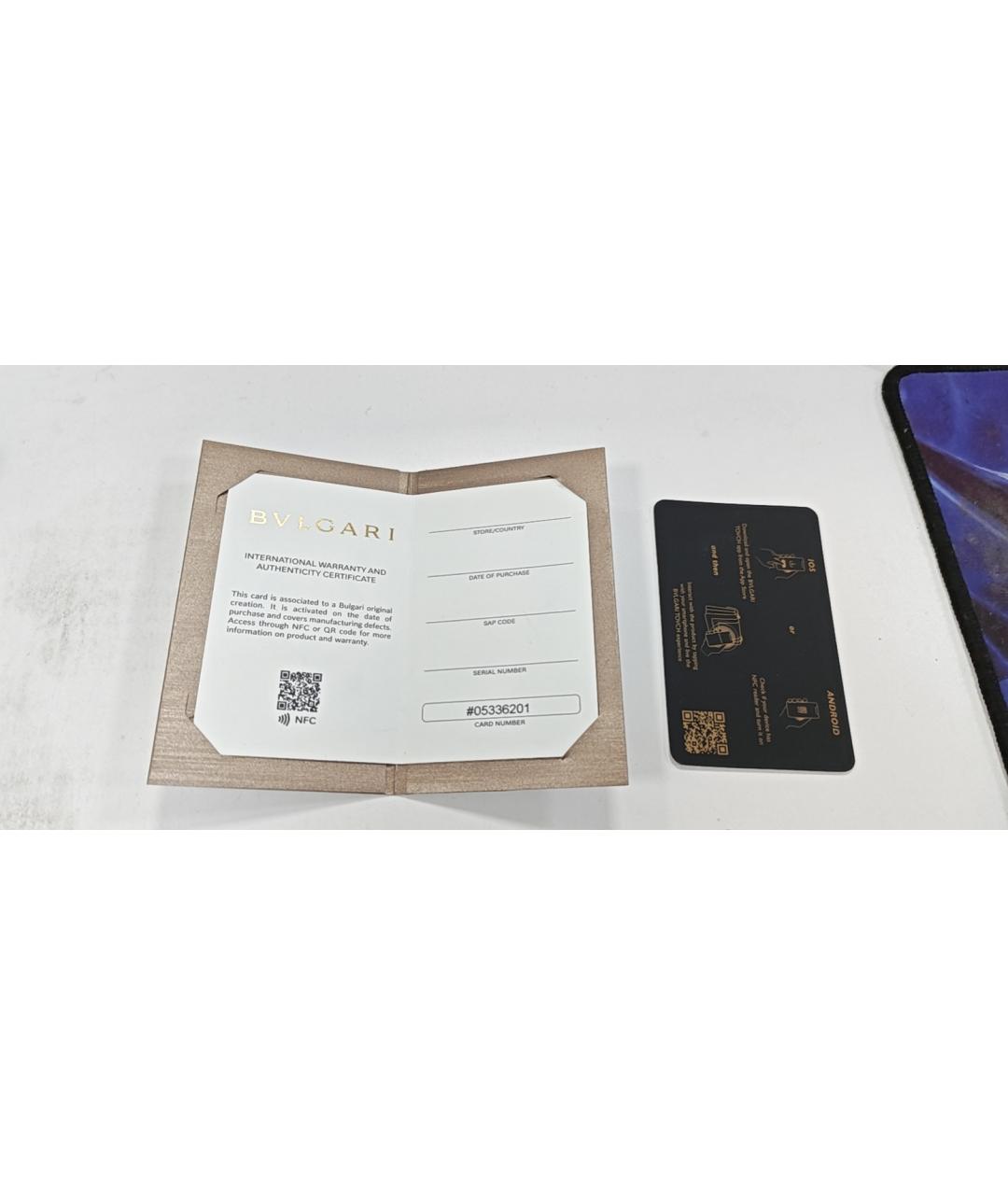 BVLGARI Фиолетовая кожаная сумка через плечо, фото 9