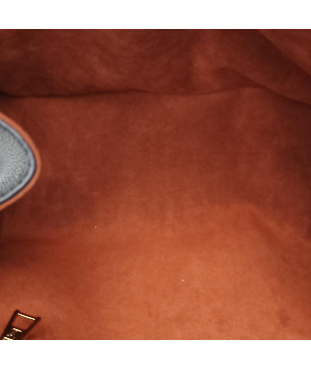 LOUIS VUITTON Черная кожаная сумка через плечо, фото 7