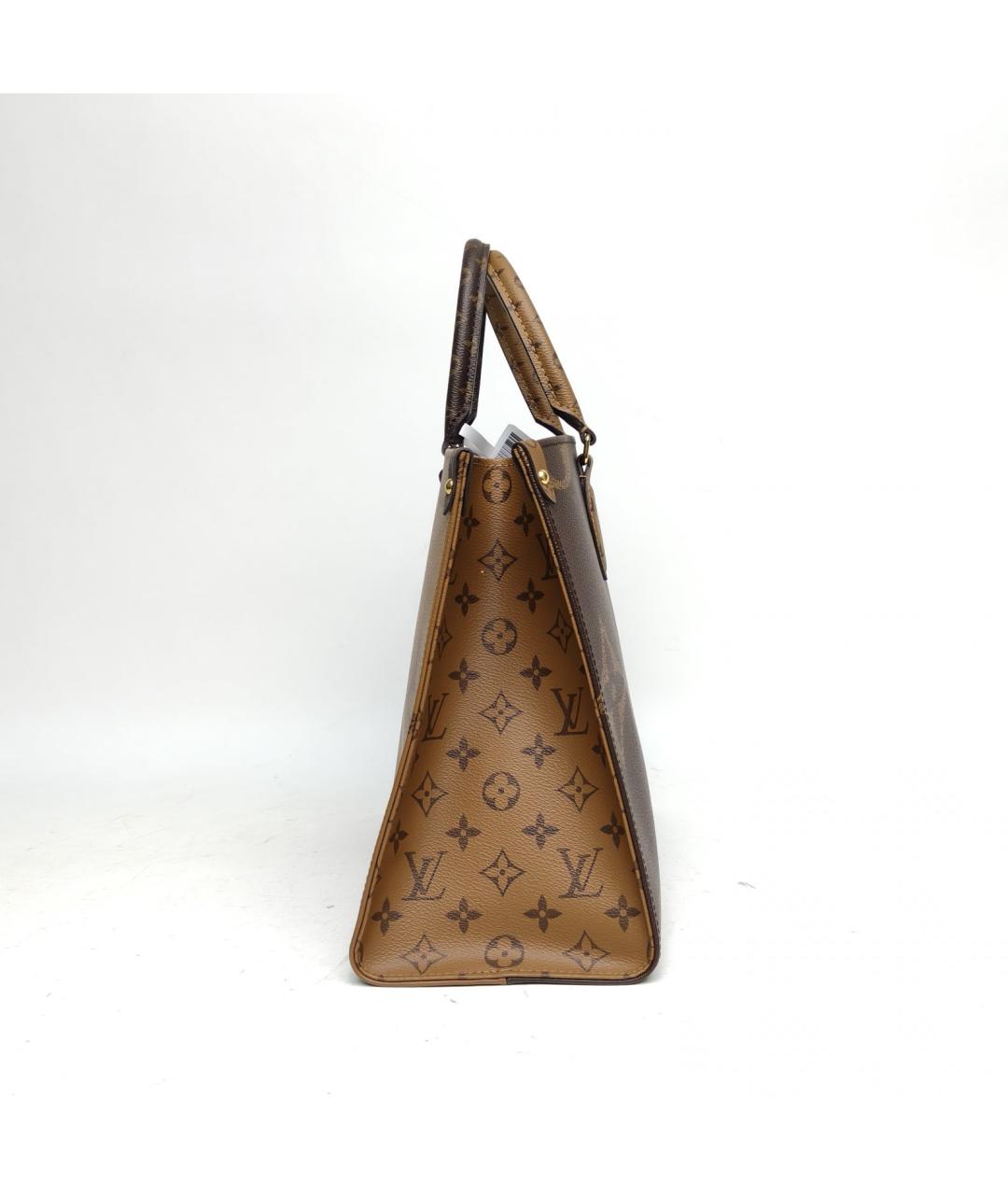 LOUIS VUITTON Коричневая сумка тоут, фото 5