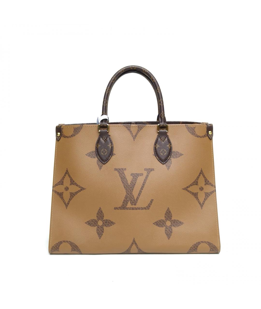 LOUIS VUITTON Коричневая сумка тоут, фото 4
