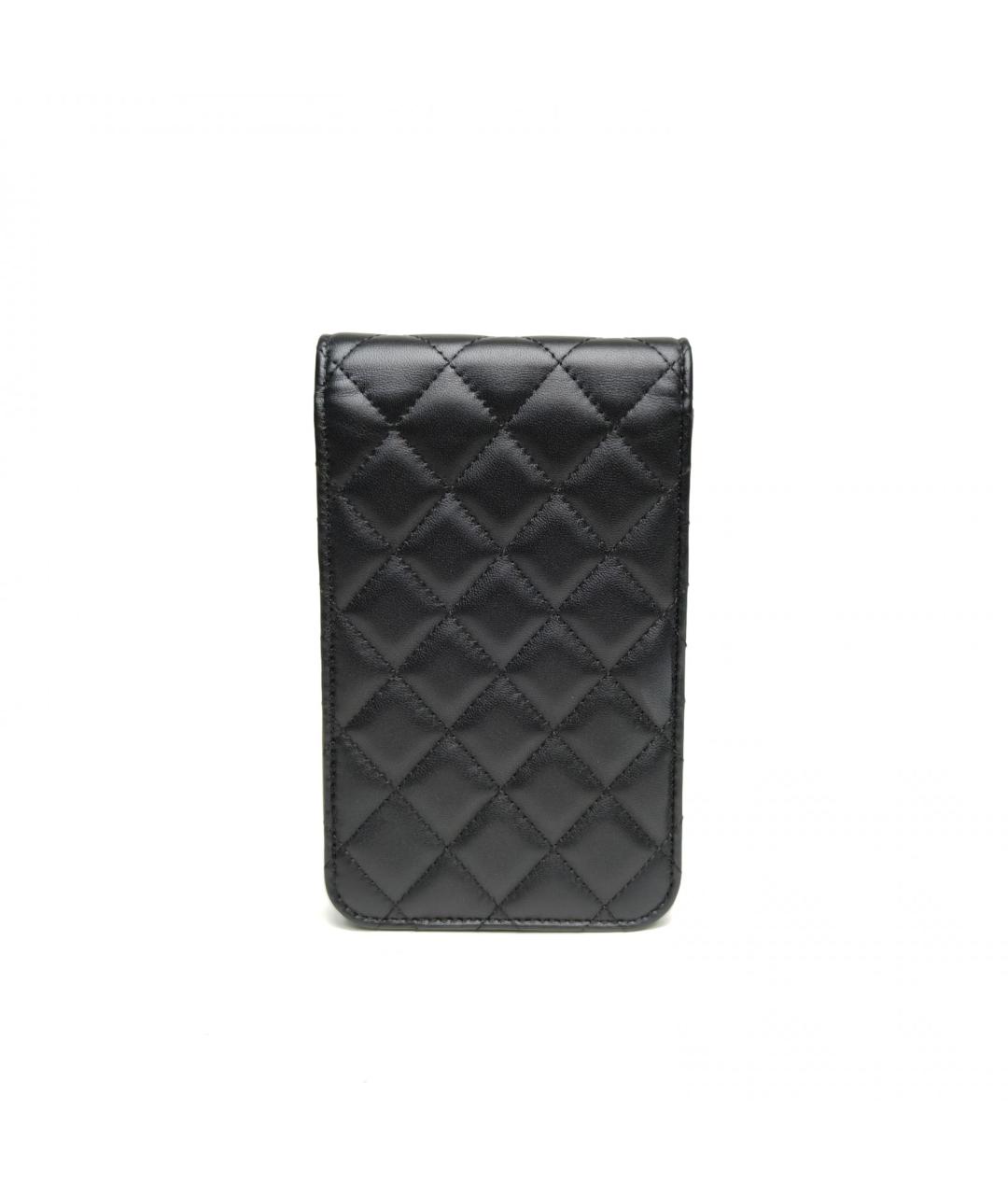 CHANEL Черная кожаная сумка через плечо, фото 4