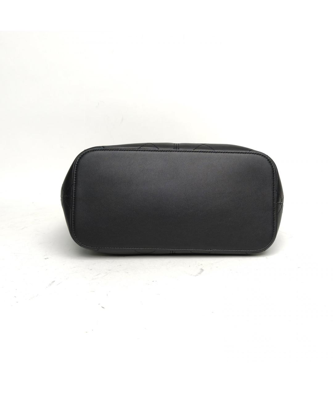 CHANEL Черная кожаная сумка через плечо, фото 6